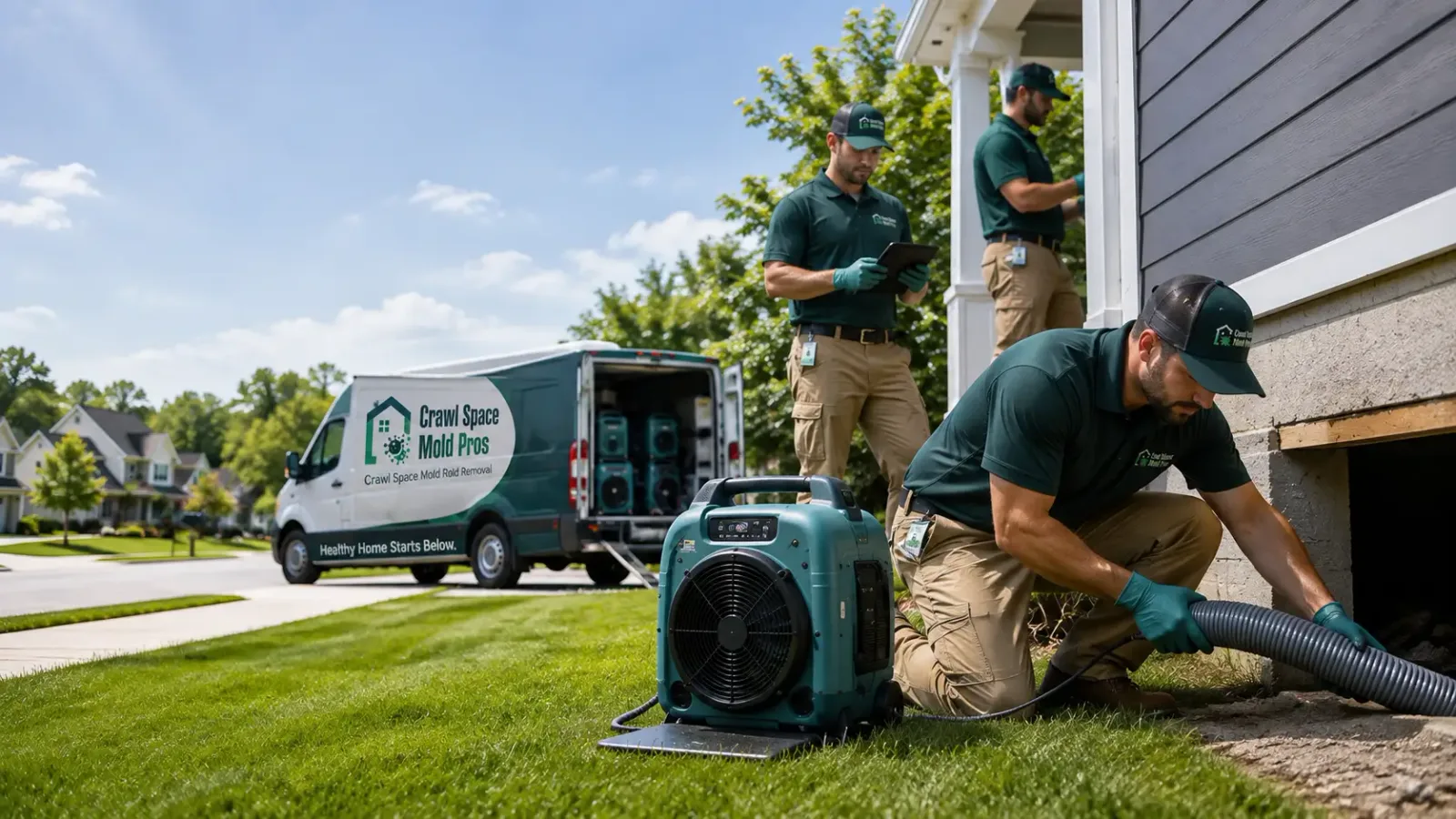 Crawl Space Mold Removal in Scranton, KS